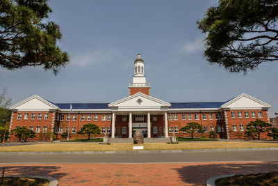 Exterior of building against sky