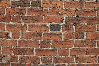 Full frame shot of brick wall