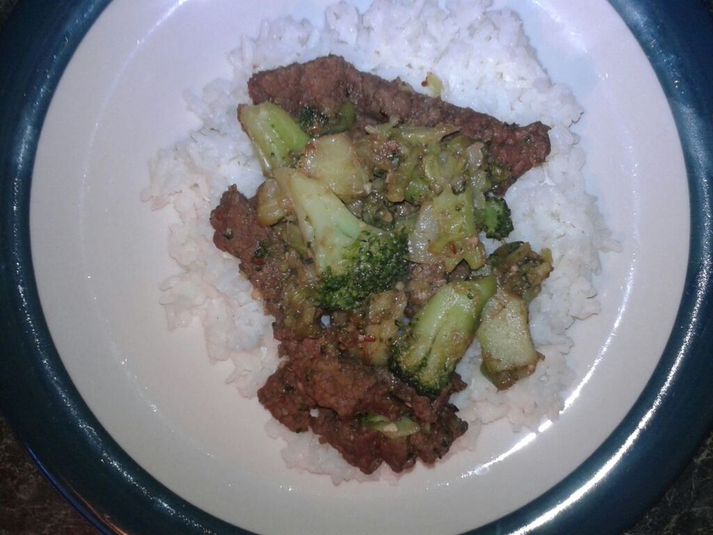 Beef and broccoli that's what's for dinner