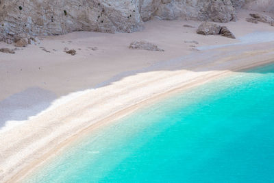 Aerial view of a beach