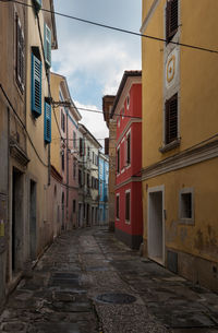 Narrow street in old town