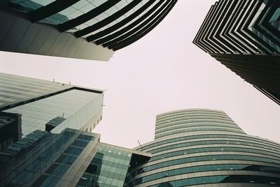 Low angle view of modern building