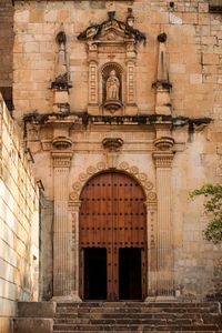 Facade of historic building