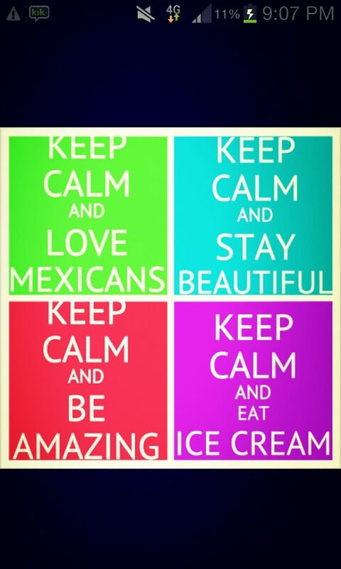 Keep calm and love mexicans.c;