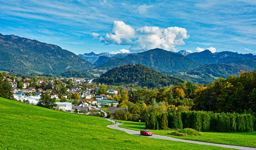 Scenic view of landscape against sky