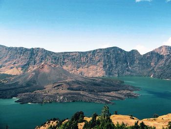 Scenic view of mountains