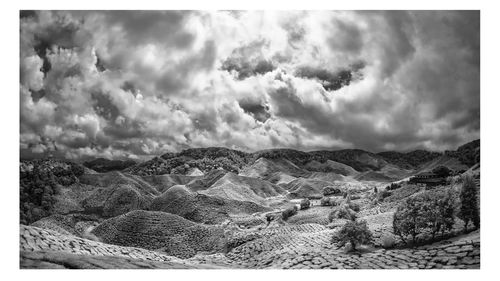 Panoramic view of clouds against sky