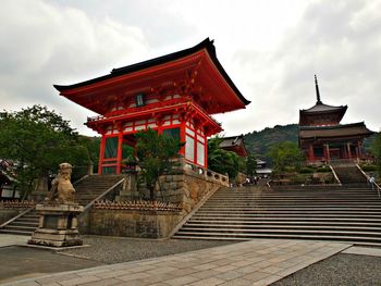 Facade of buddhist temple