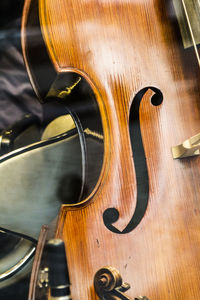 Close-up of violin