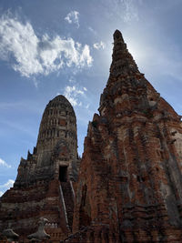 Low angle view of a temple