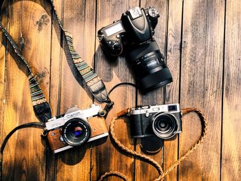 Close-up of wooden board
