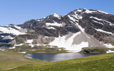 Nivolet pass, piedmont - aosta valley italy