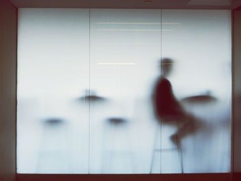 Woman standing on floor