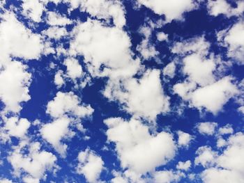 Low angle view of clouds in sky