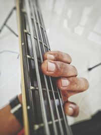 Man playing guitar