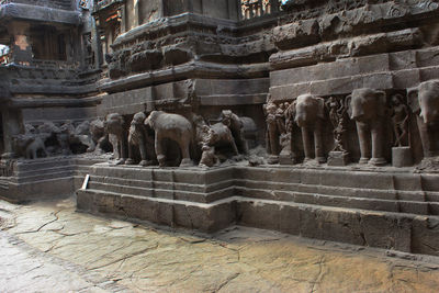 Statue of historic temple