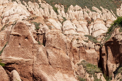 View of rock formations