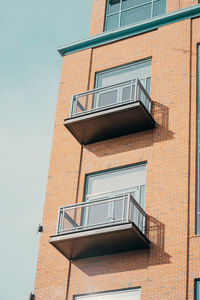 Low angle view of building against sky