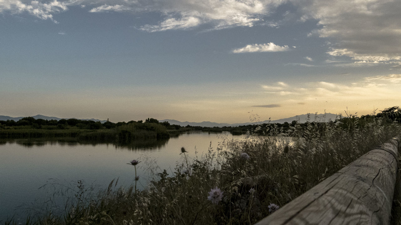 water, sky, cloud - sky, lake, scenics - nature, tranquility, beauty in nature, tranquil scene, nature, plant, reflection, no people, non-urban scene, environment, outdoors, tree, landscape, day