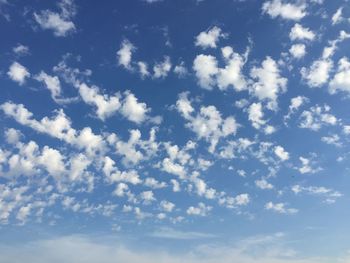 Low angle view of cloudscape