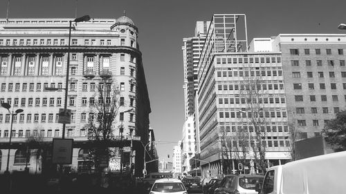 Low angle view of buildings against sky