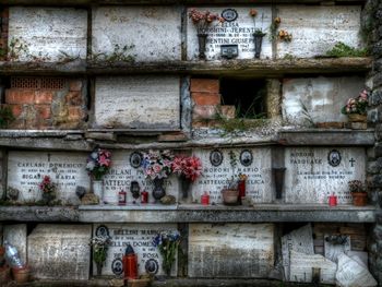 Full frame shot of old building