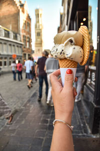 Ice cream in bruges