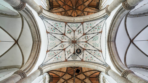 Low angle view of ceiling