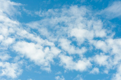 Low angle view of clouds in sky