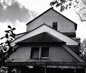 Low angle view of building against sky