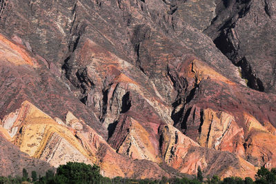 Painted rocks qubrada de humahuaca argentina