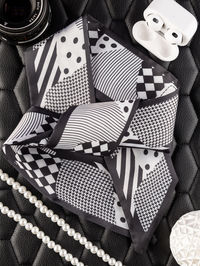 black and white