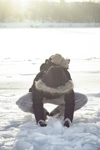 Woman on beach