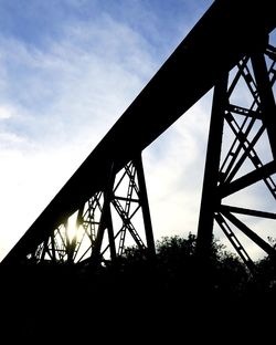 Low angle view of sky at sunset