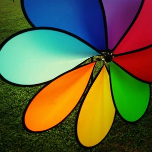Close-up of colorful balloons