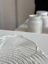 Close-up of glass on table