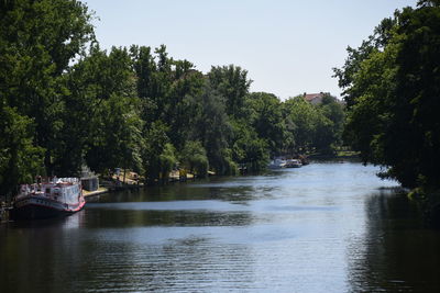 Scenic view of river against sky