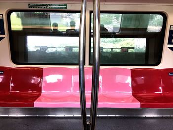 Interior of train