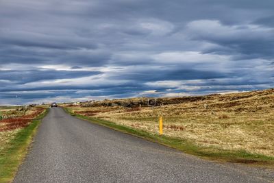 Road passing through landscape