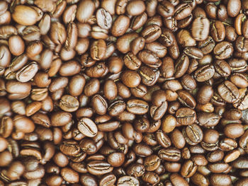 Full frame shot of coffee beans