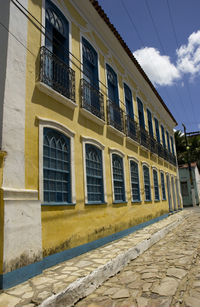 Low angle view of building against sky