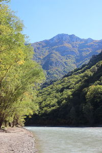 Scenic view of mountains