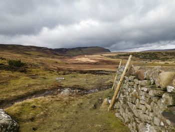 Scenic view of landscape against sky