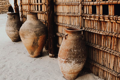 Close-up of old ruin