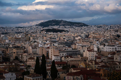 Athena view from areopagus hill