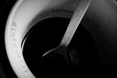 Extreme close up of electric lamp