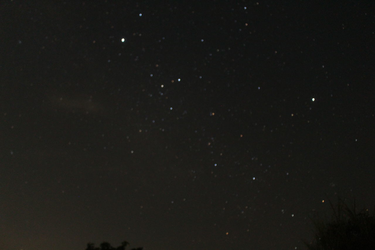 LOW ANGLE VIEW OF STARS IN SKY AT NIGHT