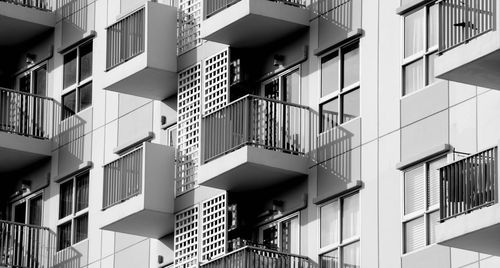 Low angle view of residential building