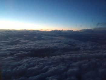 Aerial view of sky