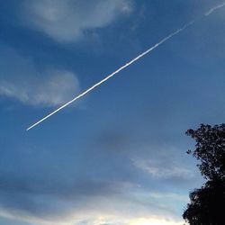 Low angle view of cloudy sky